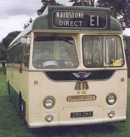 Harrington bus bodied AEC Reliance Maidstone & District